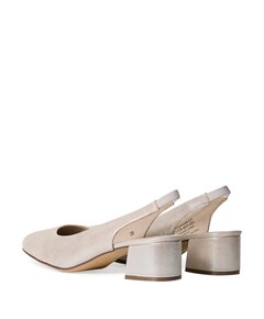 dames slingbacks beige