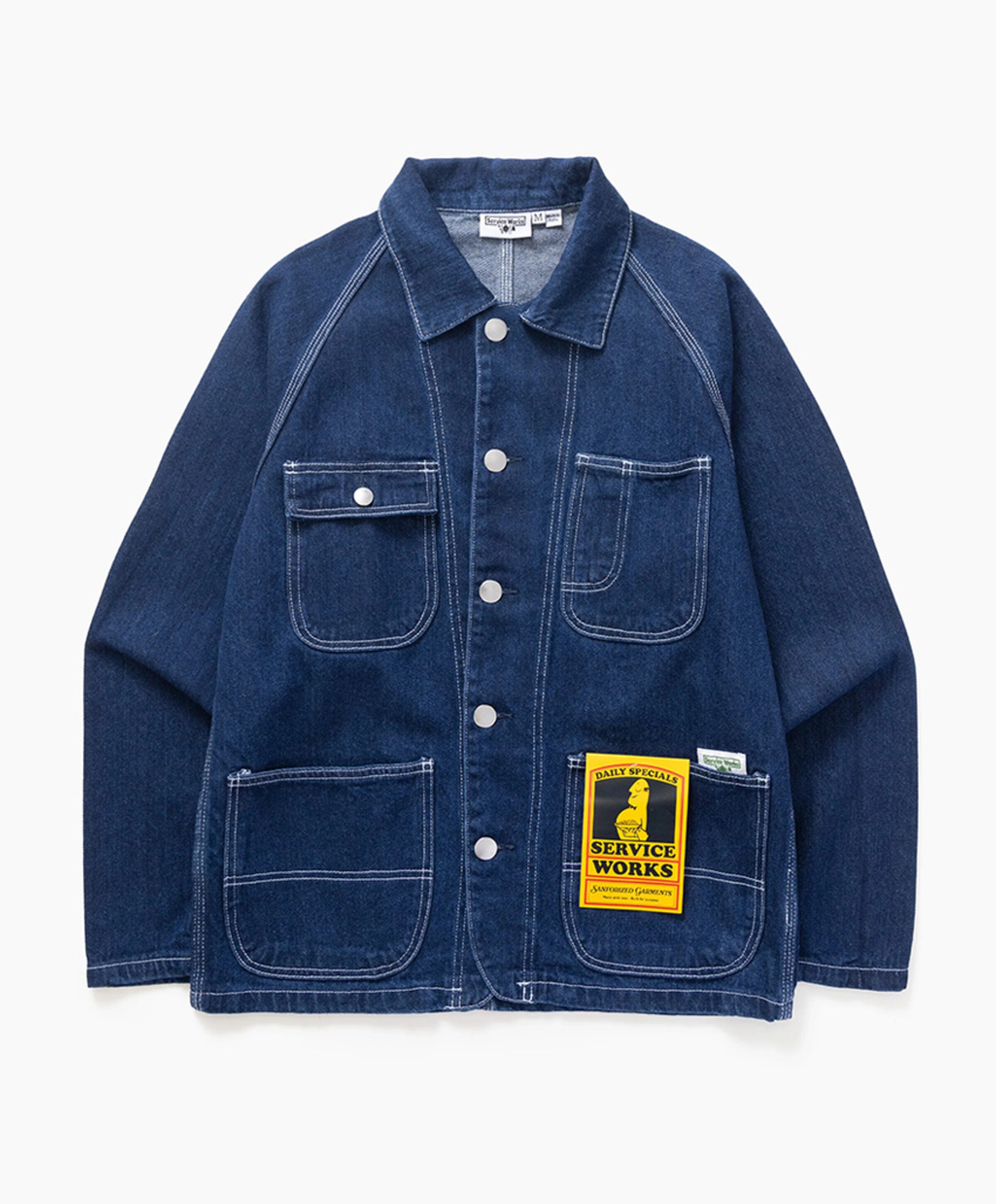 Heren spijkerjas blauw