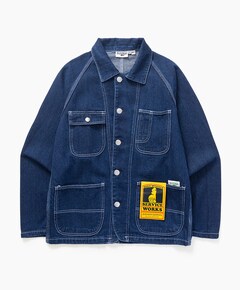 Heren spijkerjas blauw