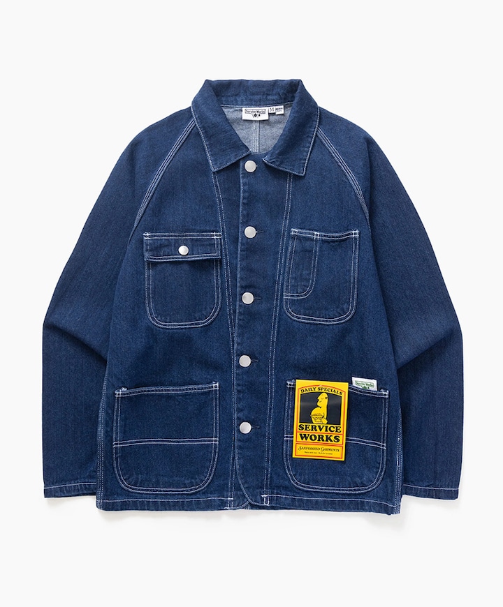 Heren spijkerjas blauw