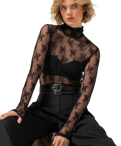 Dames top zwart