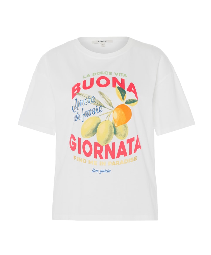 Dames T-shirt ecru