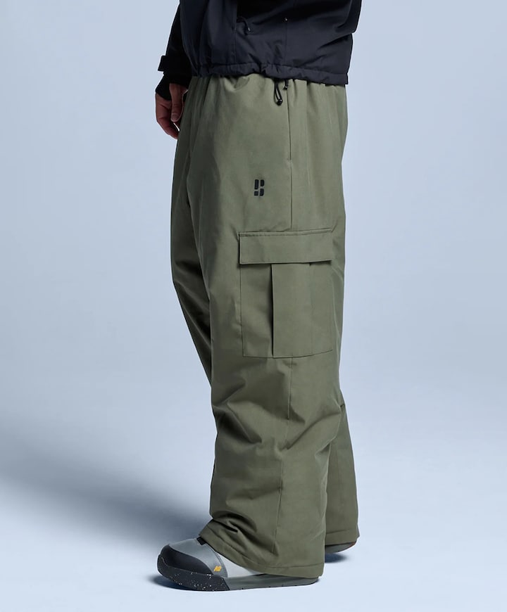 Park Pant uniseks skibroek groen