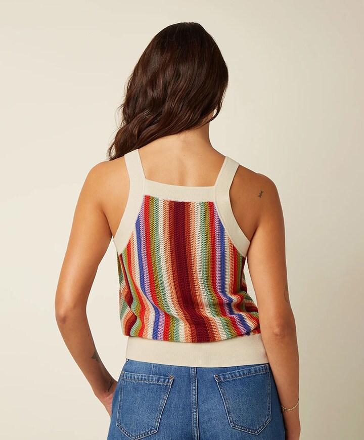 Dames top multicolor