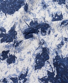 Heren overhemd korte mouw blauw