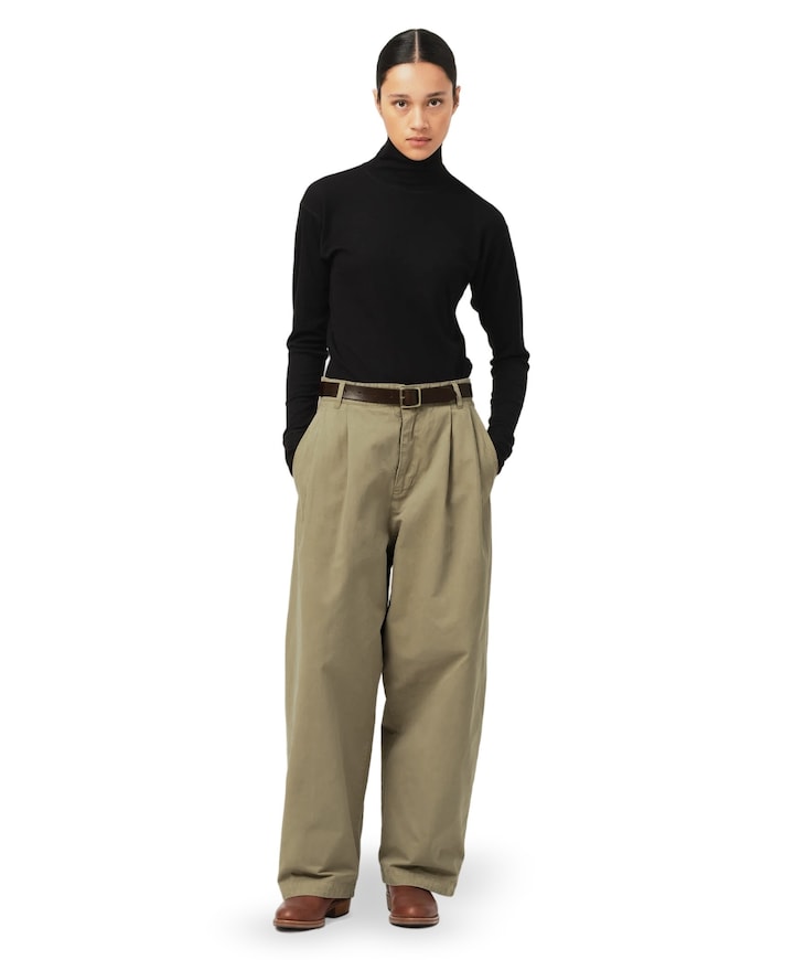 Ambassador dames broek beige