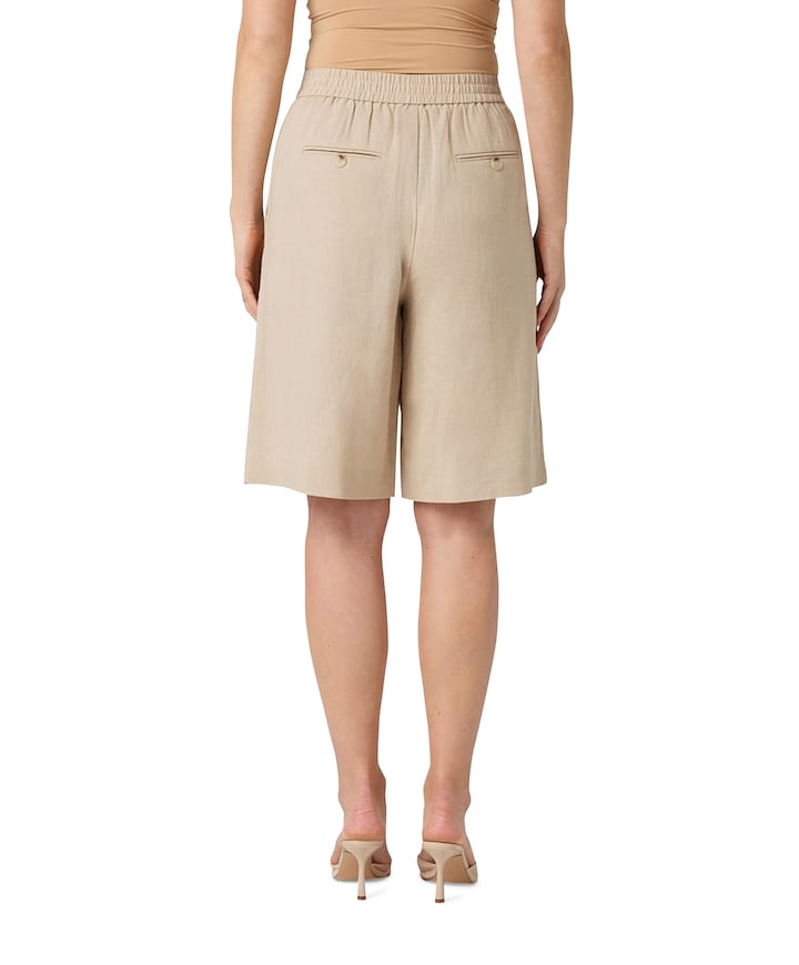 Sarika dames korte broek beige
