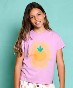 Meisjes t-shirt paars