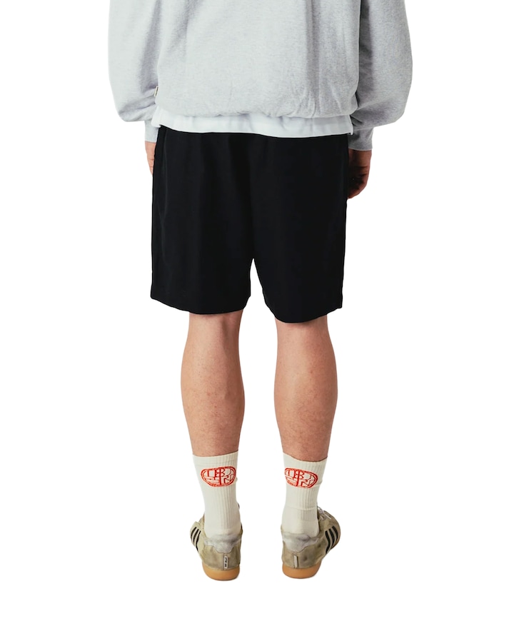 WBBommy Linen Shorts heren korte broek zwart