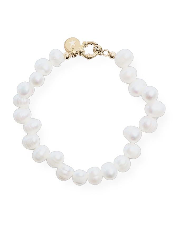 Dames armband wit