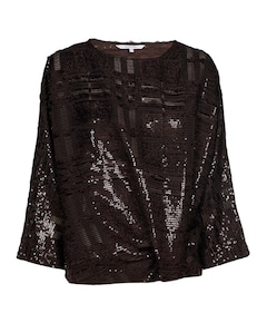 Dames blouse bruin
