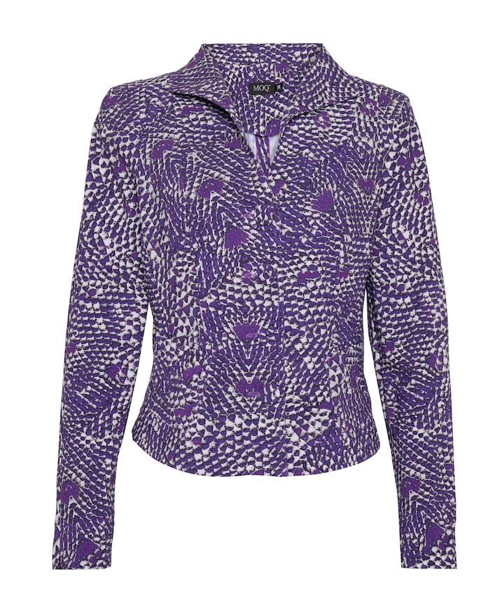 Dames blazer paars
