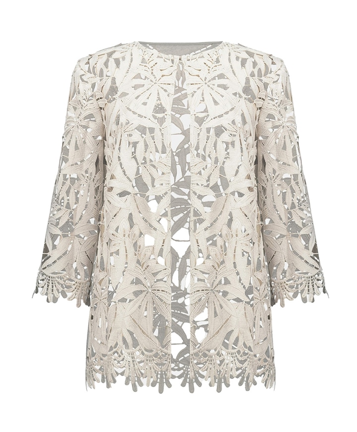 Dames jas beige