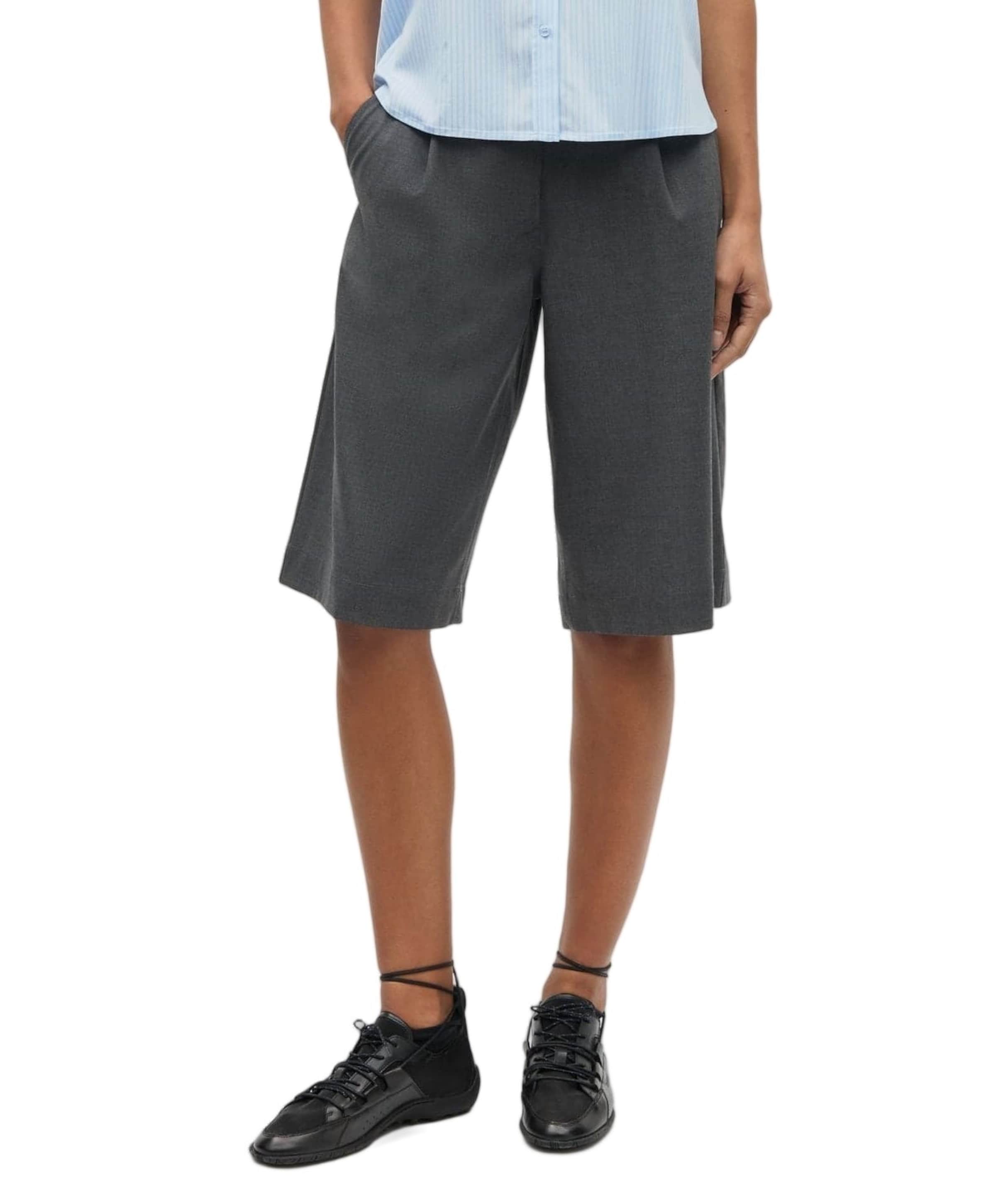 SAHARPER PLEAT 16054 dames korte broek blauw