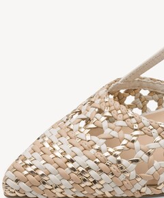 dames slingbacks beige