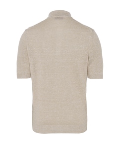 Heren polo beige