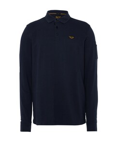 Heren polo blauw