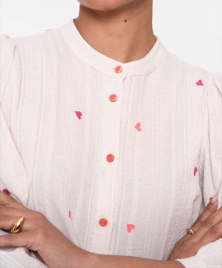 Dames blouse ecru