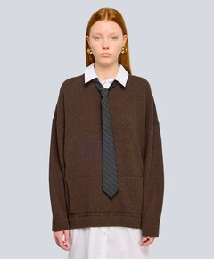 Dames sweater bruin