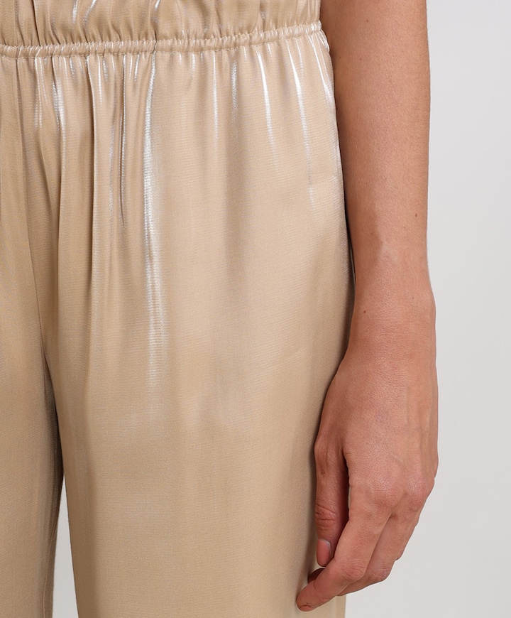 Rubi Shiny dames broek beige