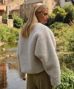 Dames jas beige