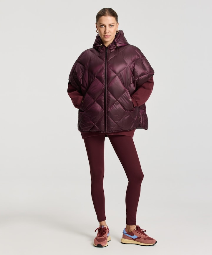 Dames jas bordeaux