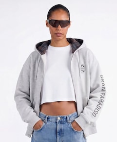 Dames vest grijs