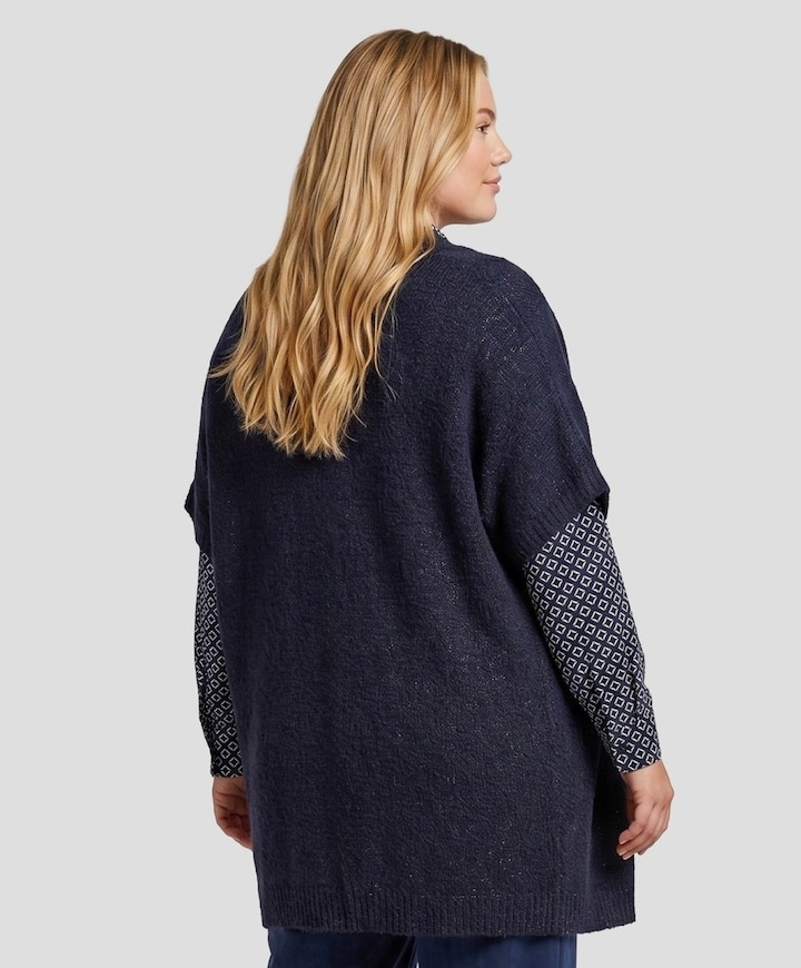 Dames vest blauw