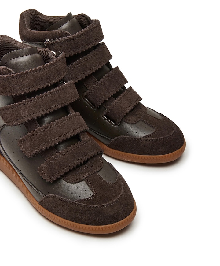 Mustang dames sneakers bruin