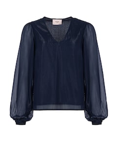 Dames blouse blauw