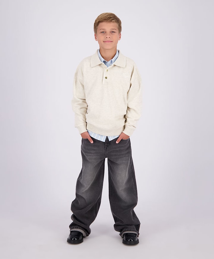 Jongens sweater ecru