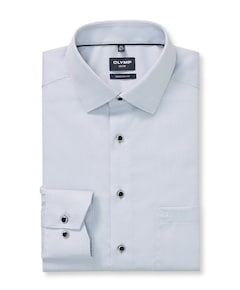 Heren overhemd extra lange mouw grijs