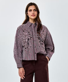 Dames blouse bruin