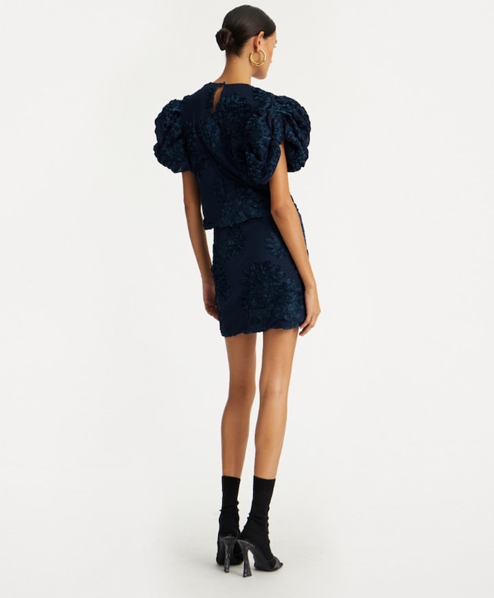 Blouse blauw