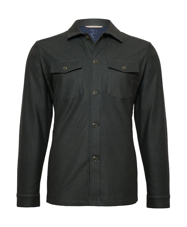 Heren overshirt groen