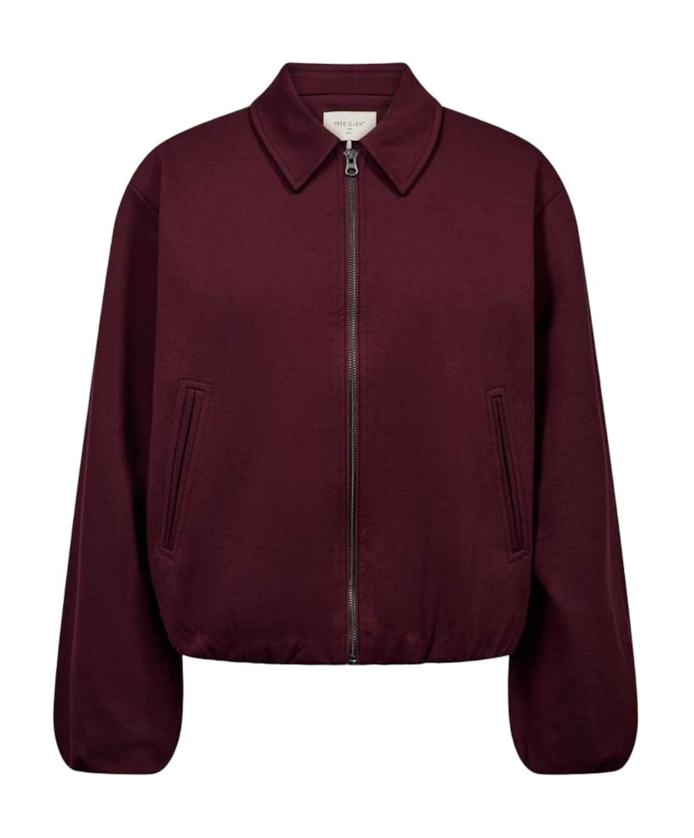 Dames jas bordeaux