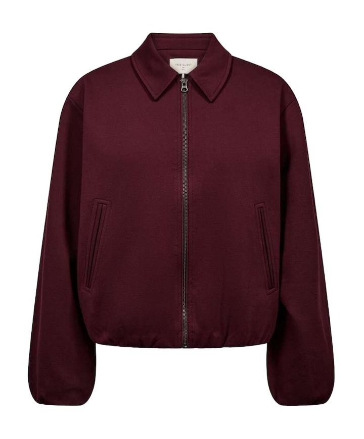 Dames jas bordeaux