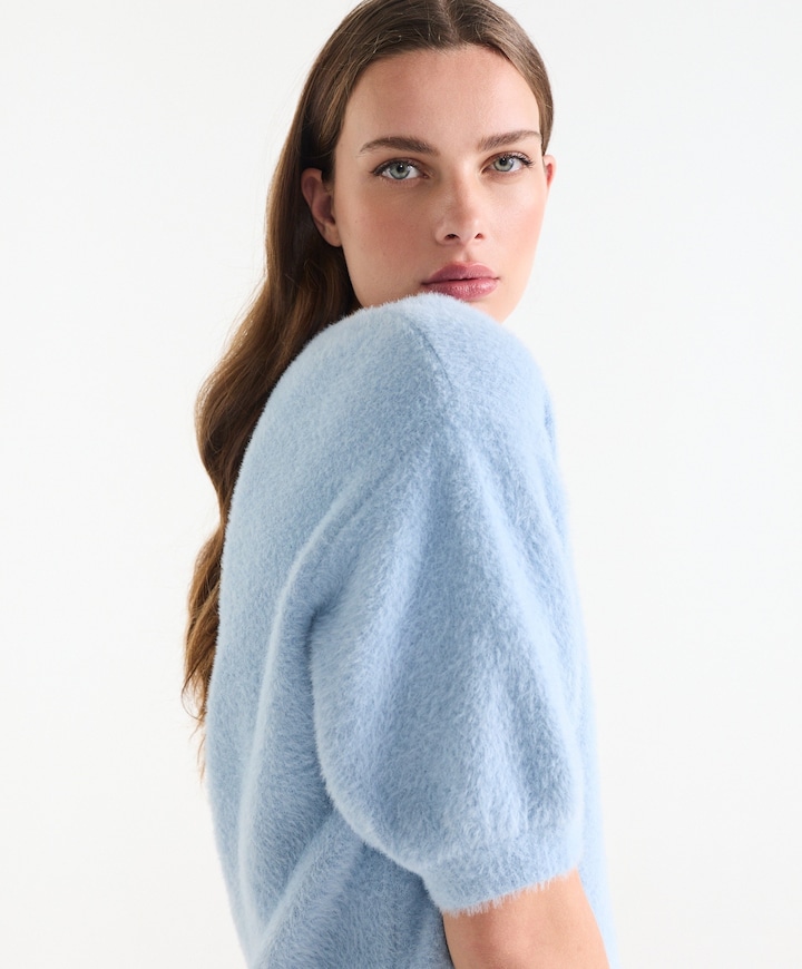 Dames trui blauw