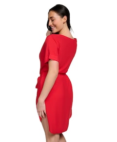 Dames jurk rood