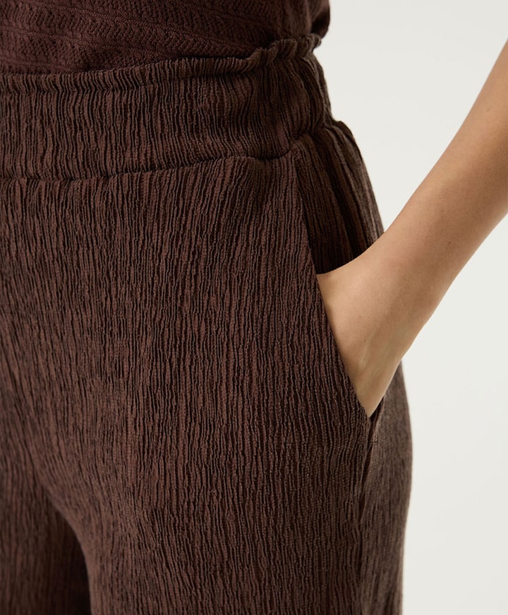 P260345_ladies dames korte broek bruin