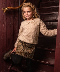 Meisjes trui beige