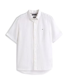 Heren overhemd korte mouw wit