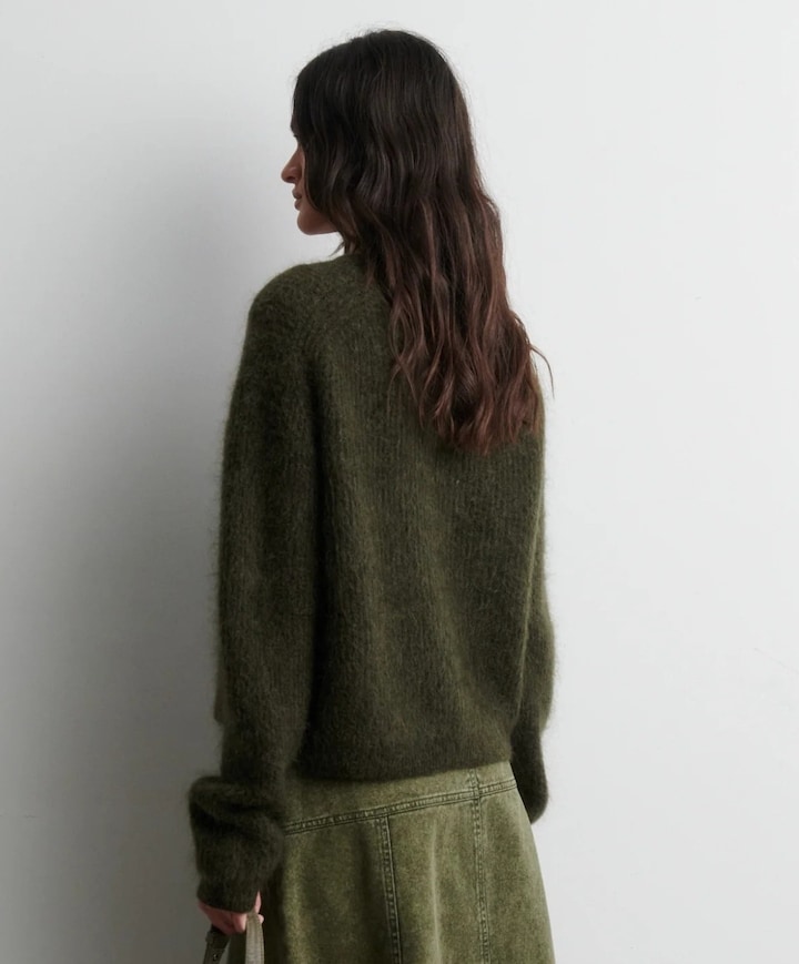 Dames vest groen