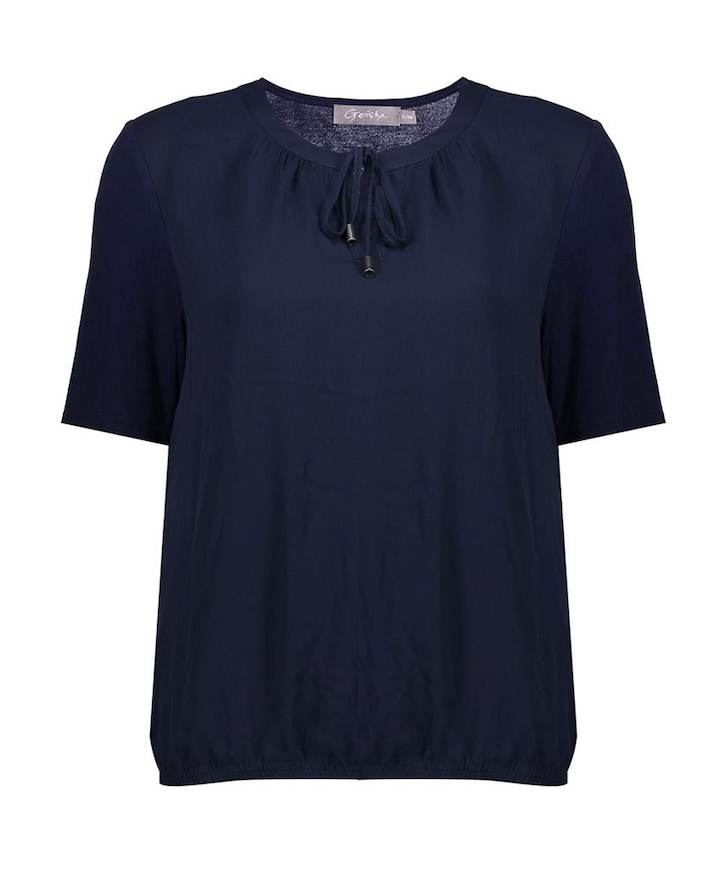 Dames blouse blauw