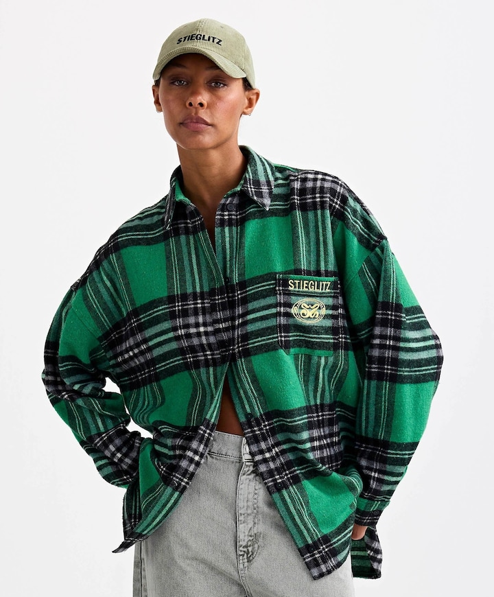 Dames blouse groen