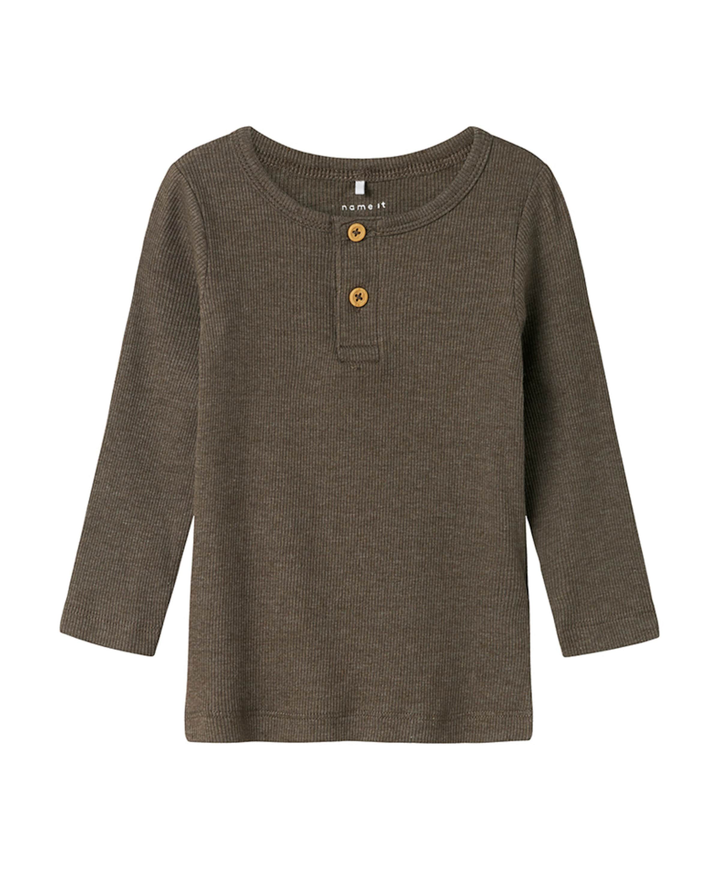Jongens longsleeve bruin