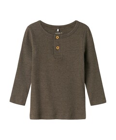 Jongens longsleeve bruin