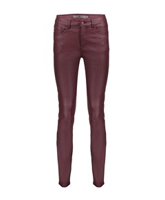Coated jeans bordeaux