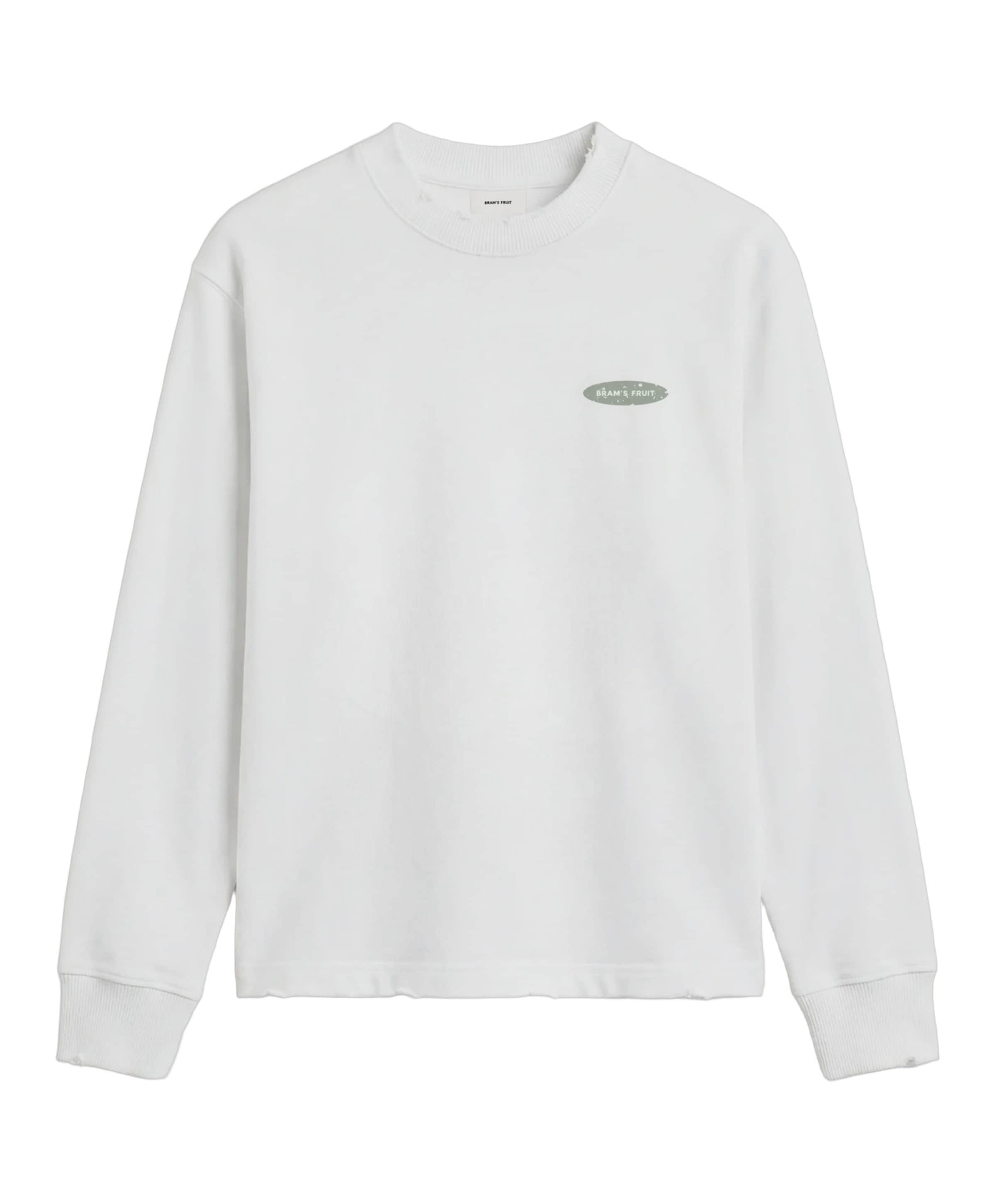 Heren longsleeve wit