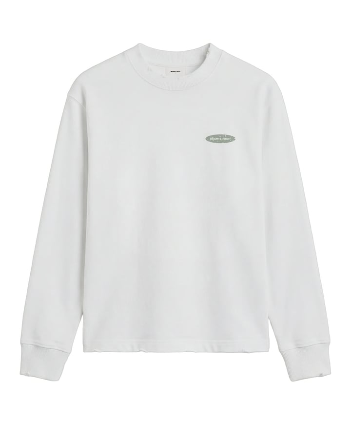 Heren longsleeve wit